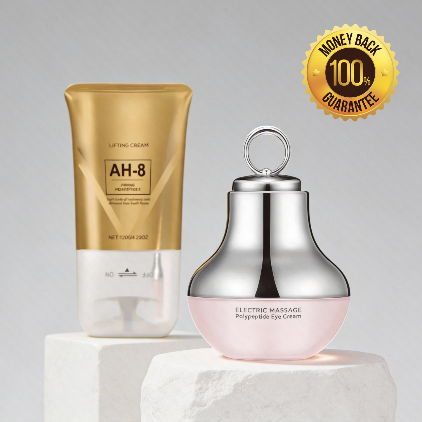 GlättungsDuo™ | Augen-LED & Hals-Pflege