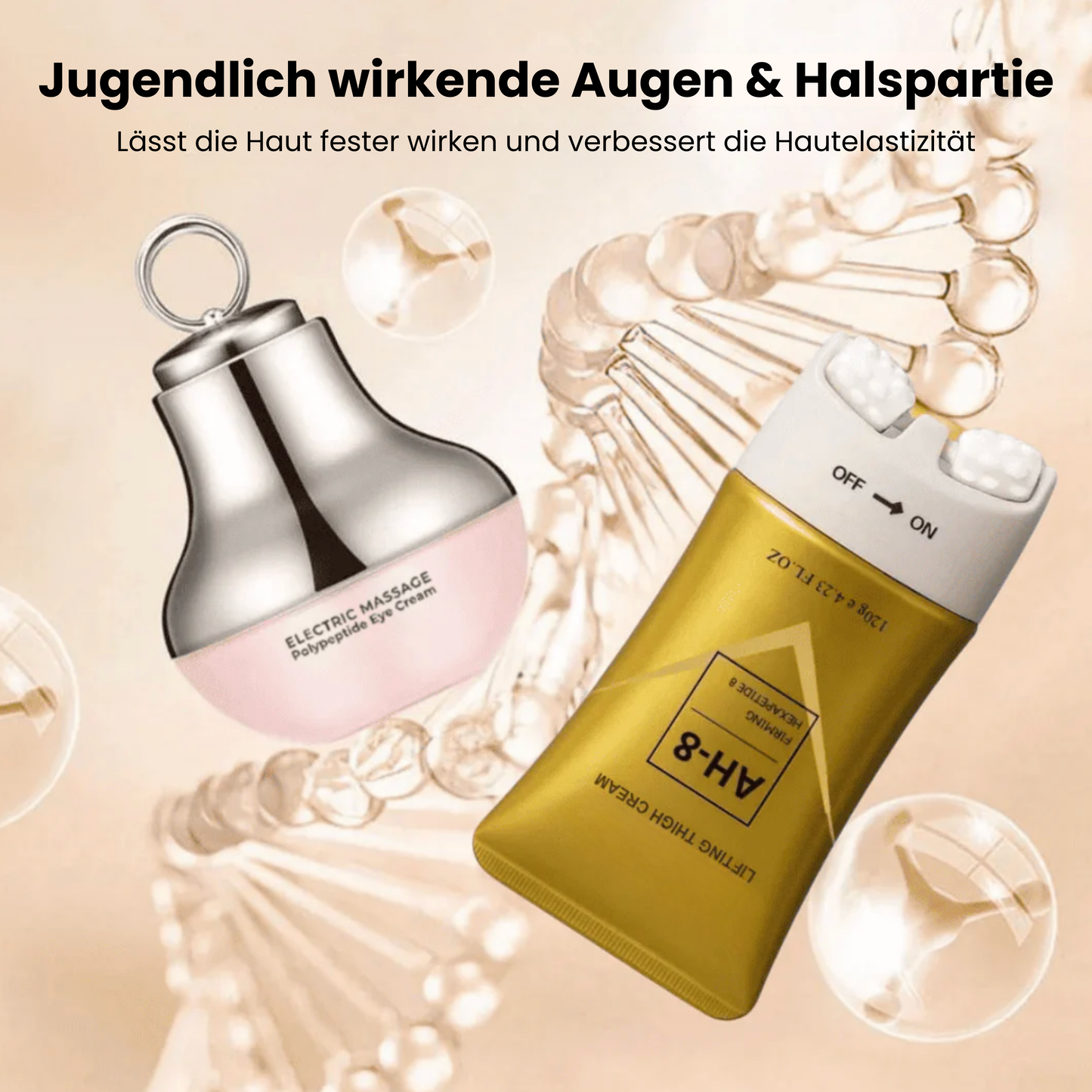 GlättungsDuo™ | Augen-LED & Hals-Pflege